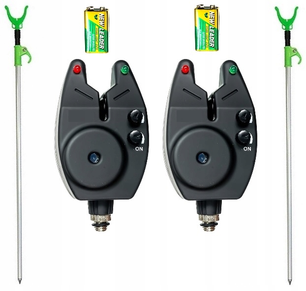 

2x sygnalizator brań Carp 2x Podpórka 2x baterie