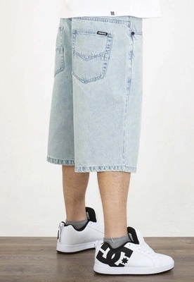Kraťasy Mass Jeans Slang Baggy Fit světle modré