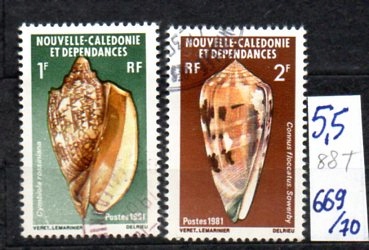 Nowa Kaledonia 88 T , nr 669/ 70