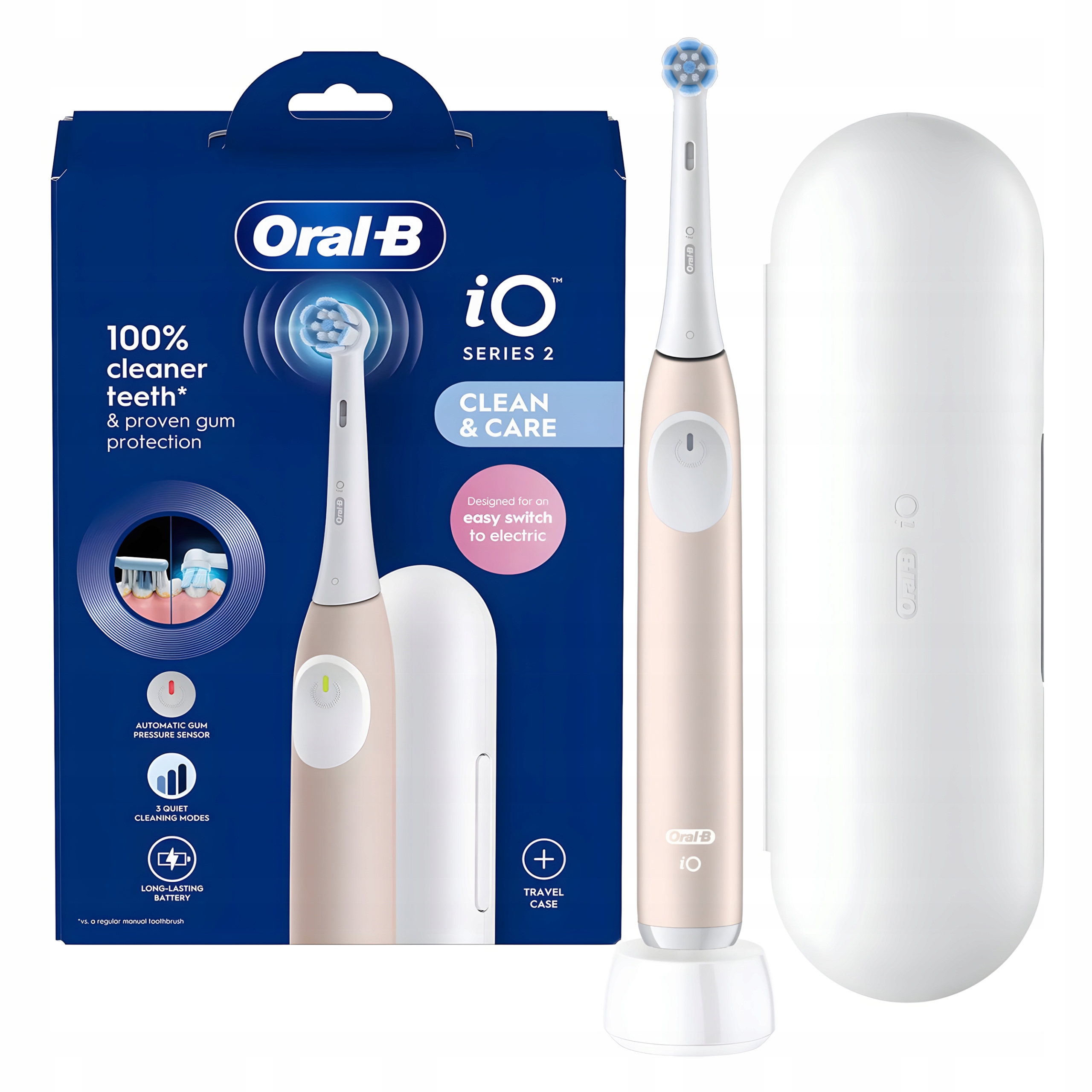 Szczoteczka Magnetyczna do zębów Oral-B iO Series 2 Calm Pink