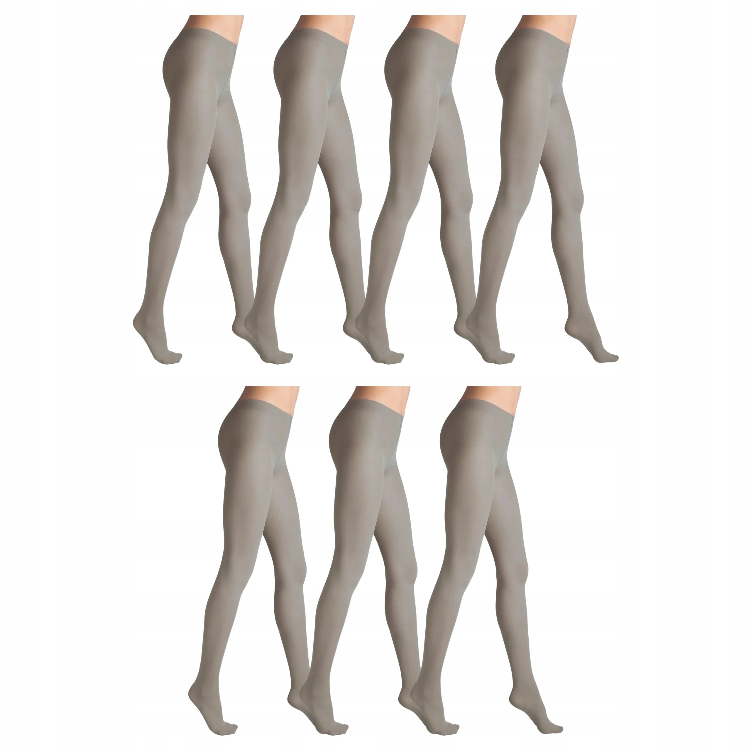 7 x Punčocháče 40 den matné bez kalhotek Tonic Marilyn 3-M Taupe Grey