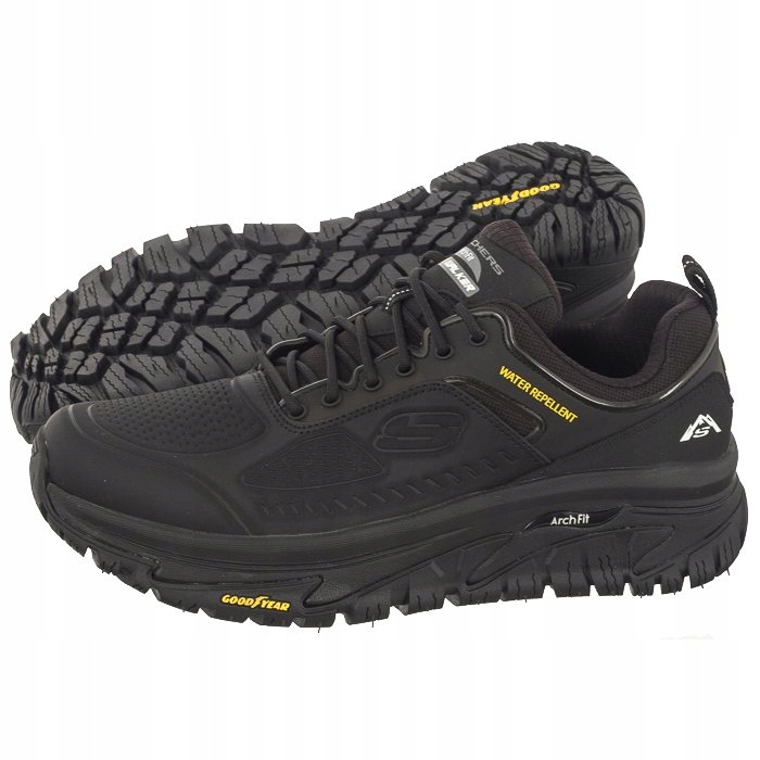 Pánské trekové boty Skechers Arch Fit Road Walker 237333/BBK černé