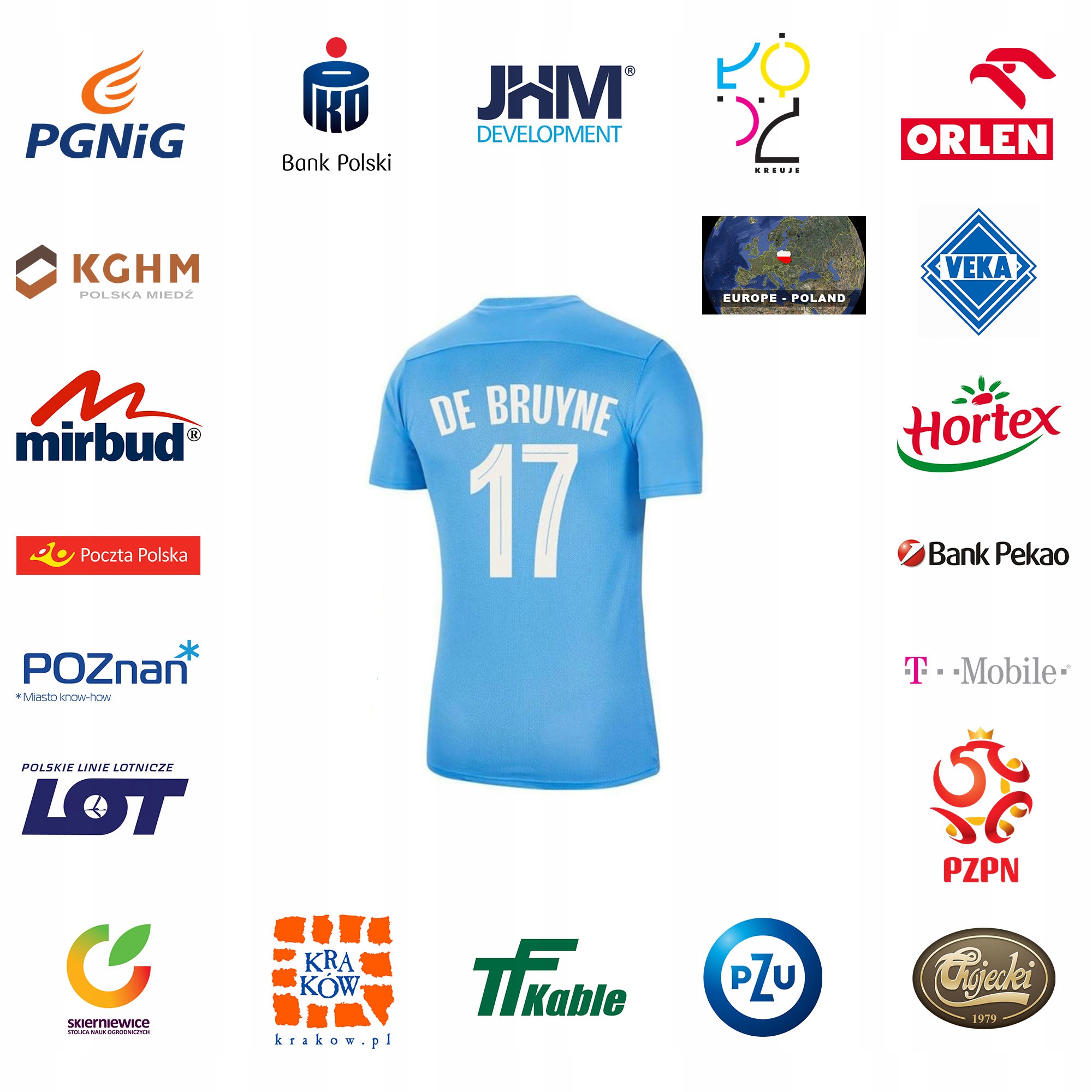 Strój piłkarski Nike Manchester City DE BRUYNE 140-152 Rozmiar 140-152