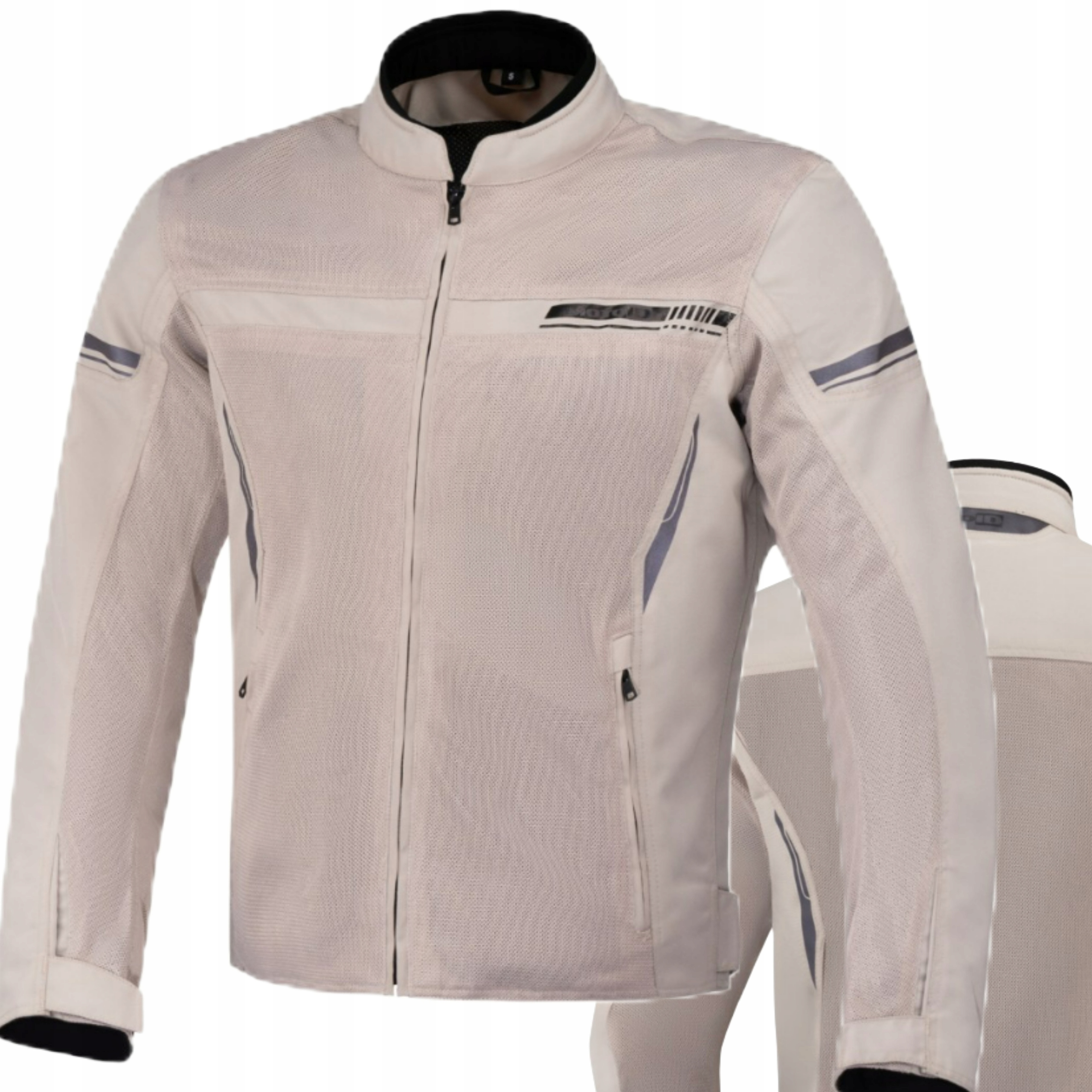 Motoid Mesh II Grey Šedá Motocyklová Bunda Letná vzdušná pánska 'L"