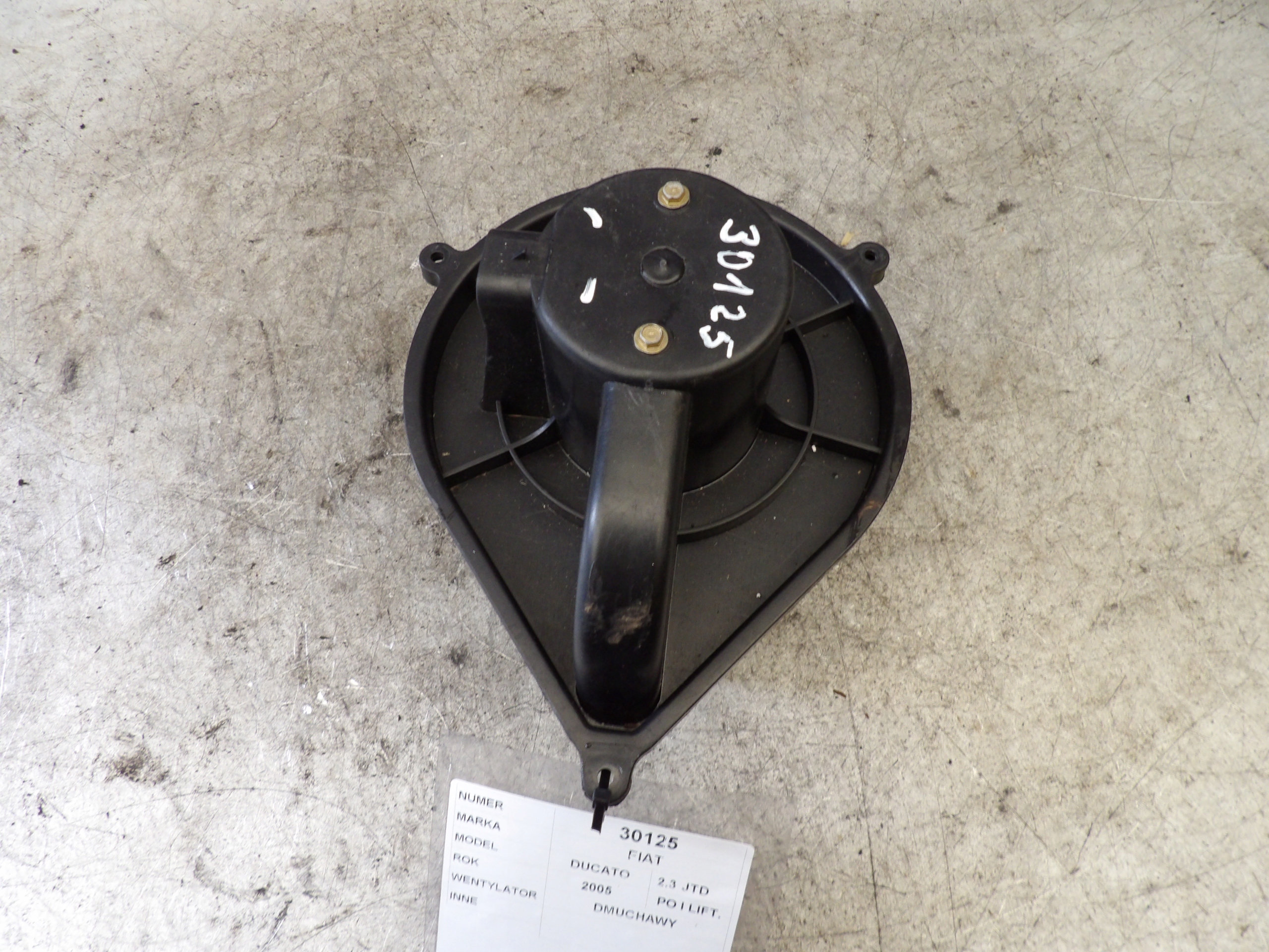 Fiat Ducato II ventilátor topení 2,3JTD