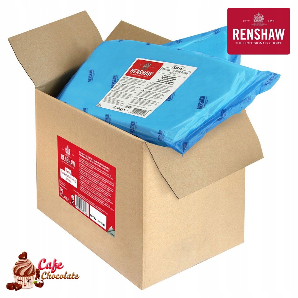 Renshaw Biała masa cukrowa do obkładania 10kg