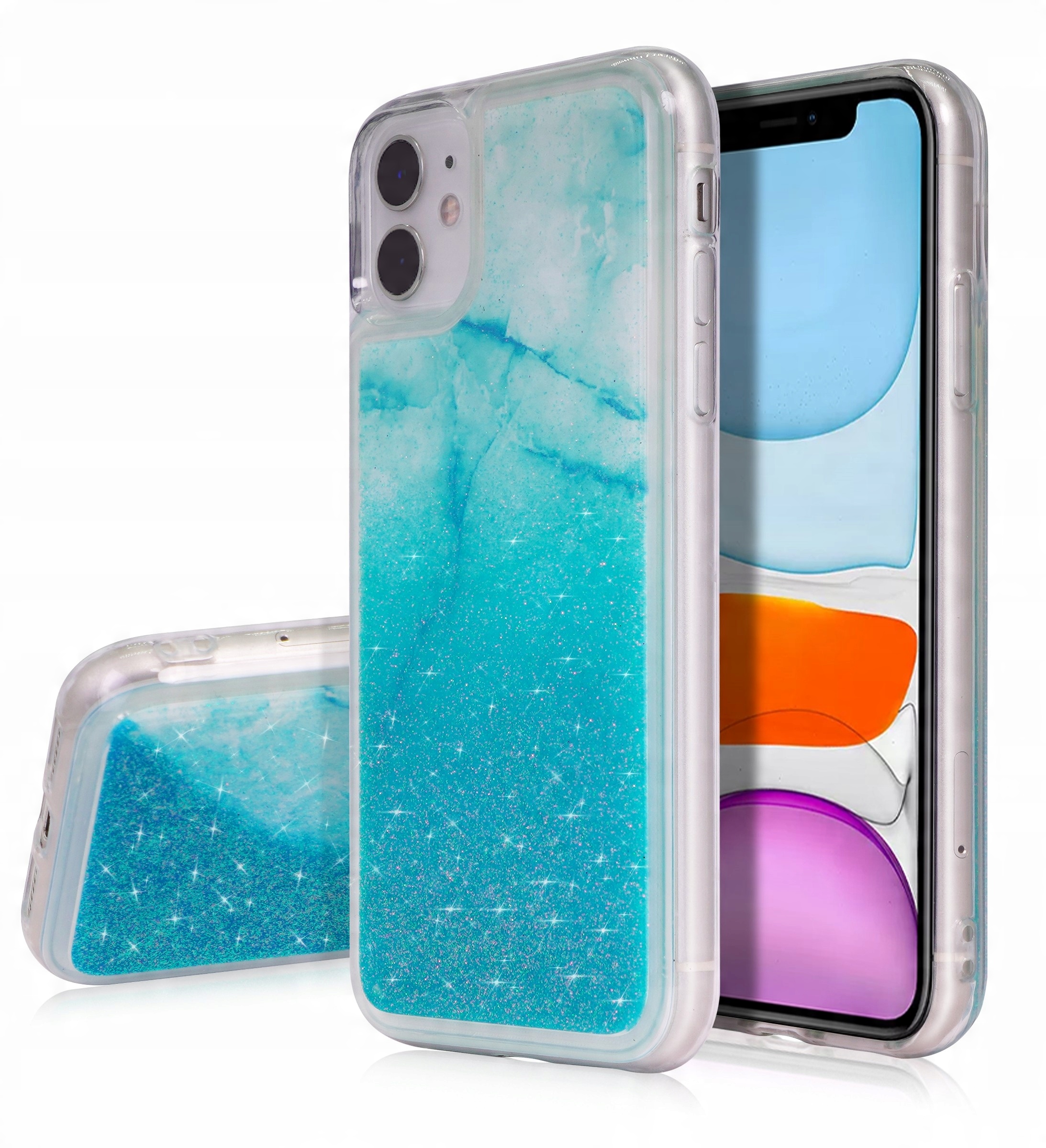 

Etui liquid brokat Marmur Samsung Galaxy A21s