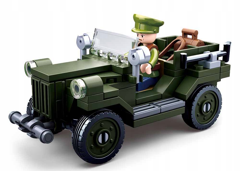 

Klocki Sluban Gaz 67 Gazik Jeep Wojsko II Wojna