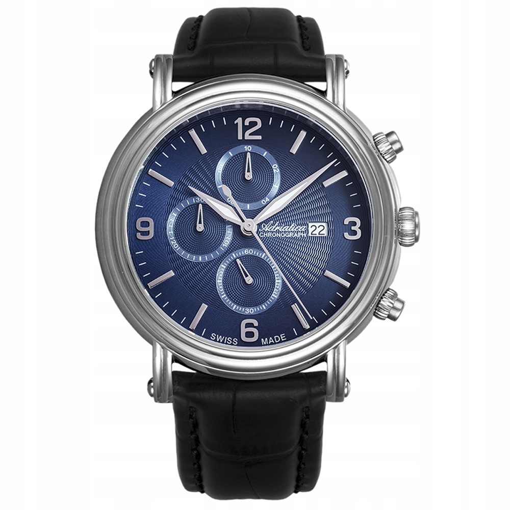 Pánské Hodinky Adriatica A1194.5255CH, černý řemínek