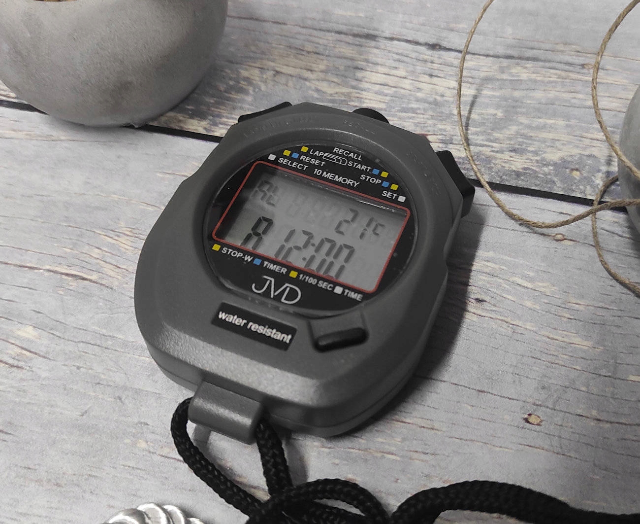 STOPER JVD ST2810 1/100 10h TIMER TERMOMETR 10 LAP Model ST2810