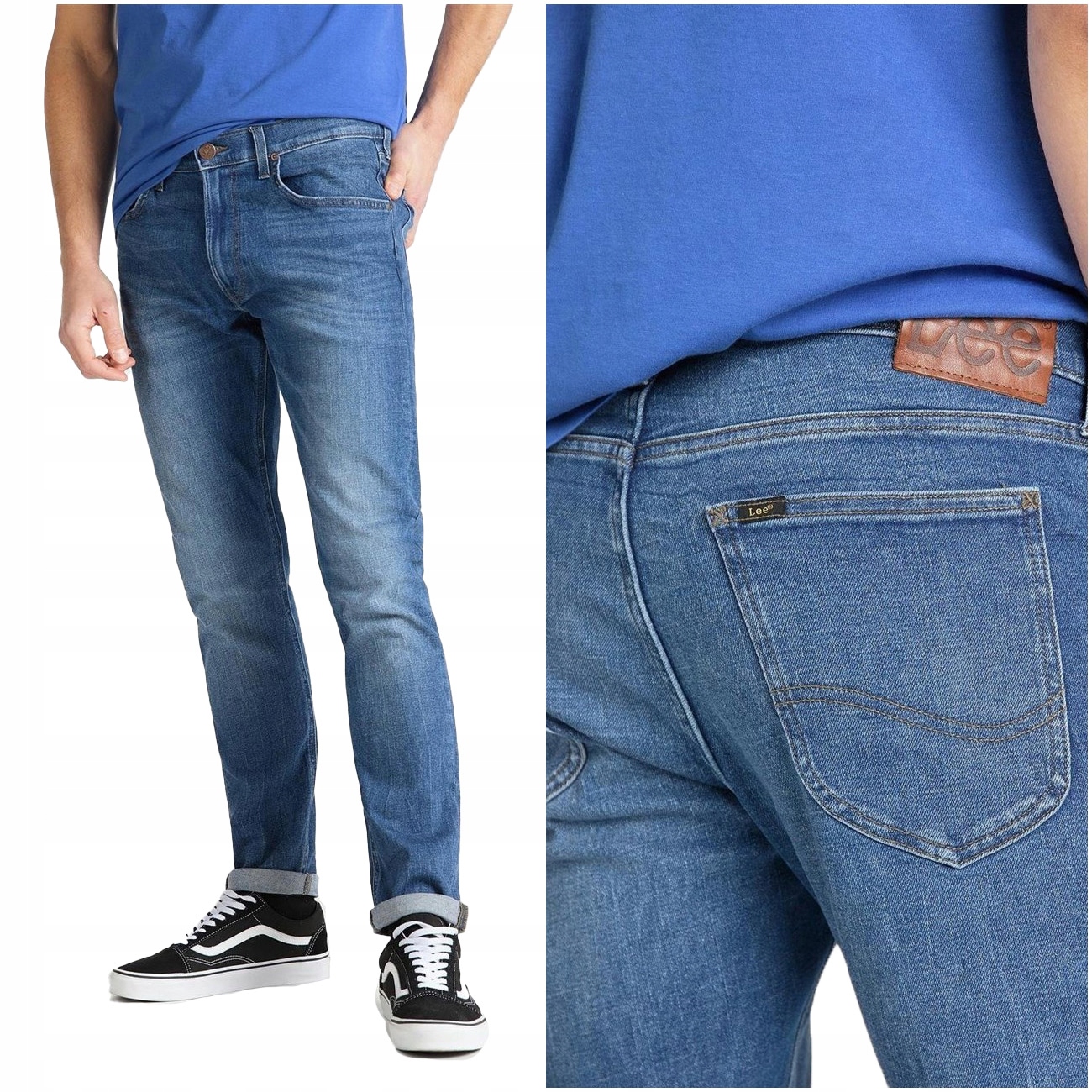 

Lee Luke Męskie Spodnie Jeansowe Jeansy W33 L32