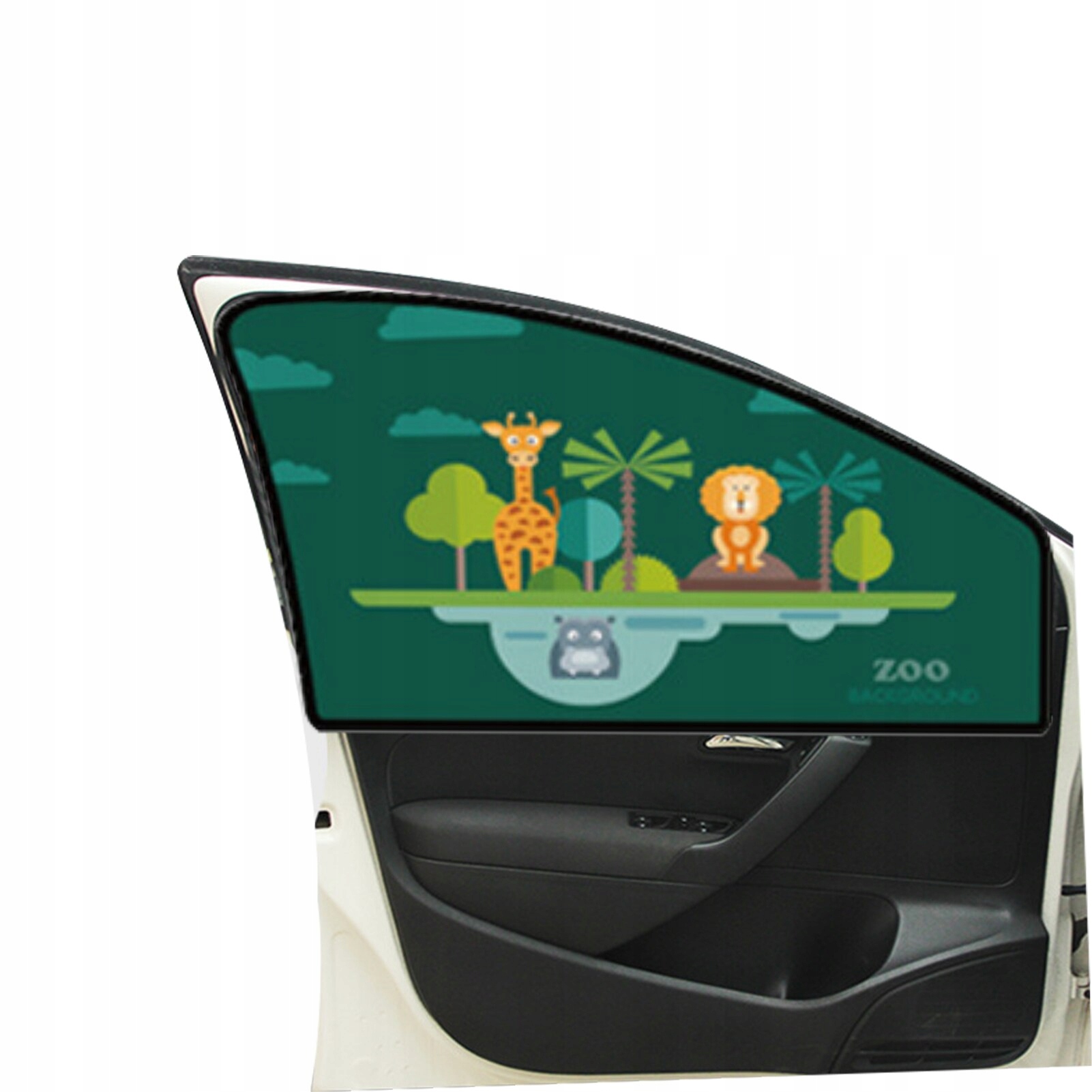 For Baby Magnetic Side Window Curtain With UV Prot