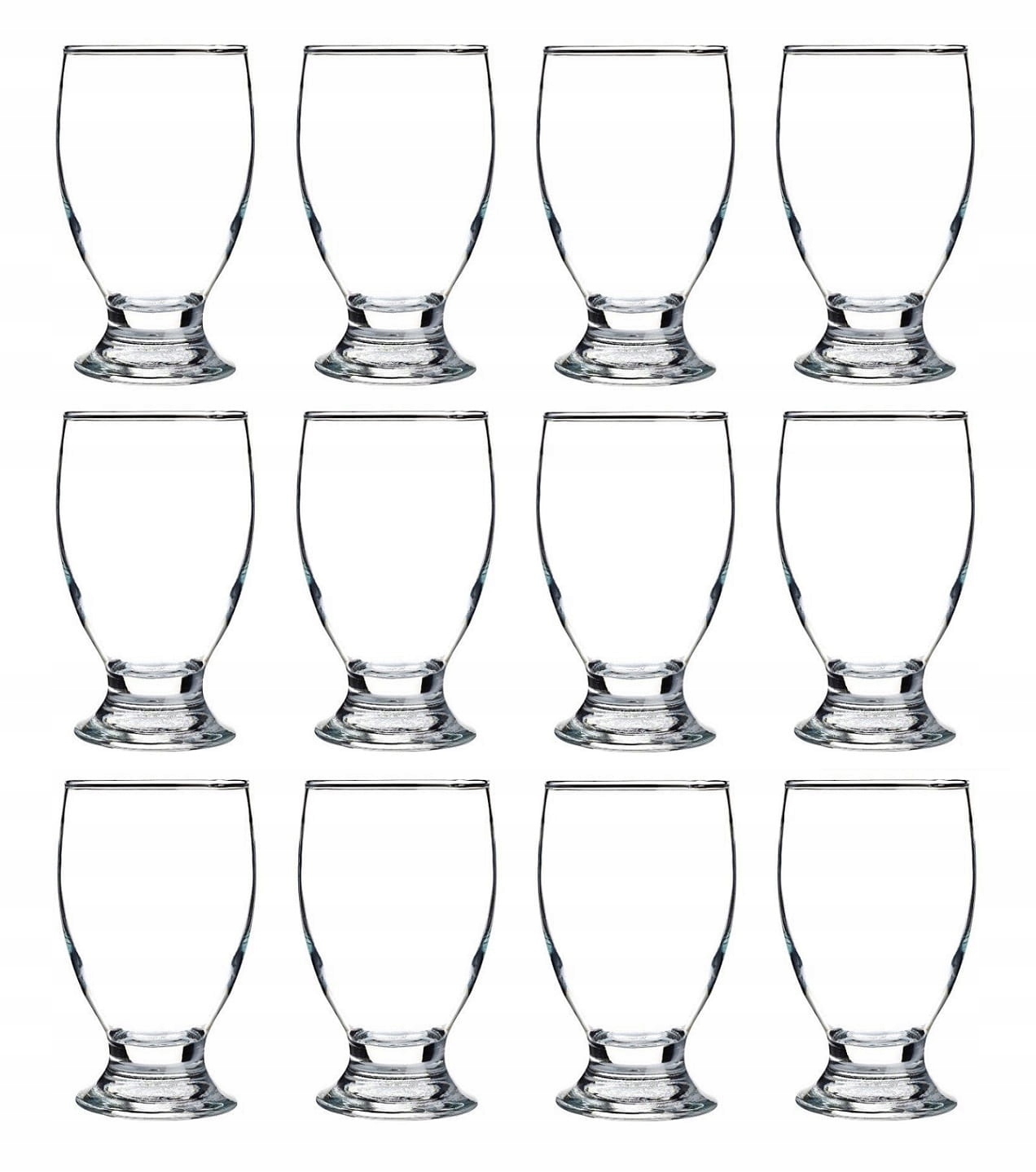 

12x Szklanka na nóżce do soku koktajli Capri 300ml