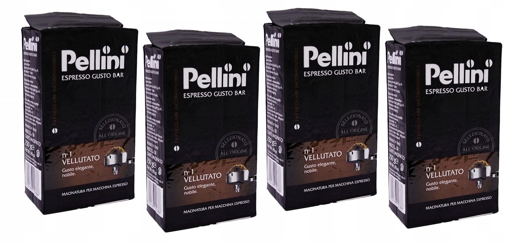 Pellini Vellutato No.1 Kawa Mielona 4x250g