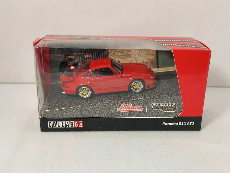 Tarmac 1:64 Porsche 911 (993) GT2 red