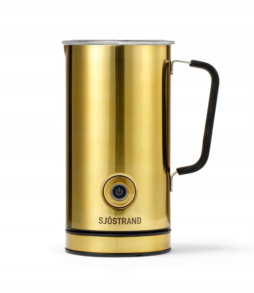 Sjöstrand The Original Elektryczny Spieniacz do Mleka Złoty