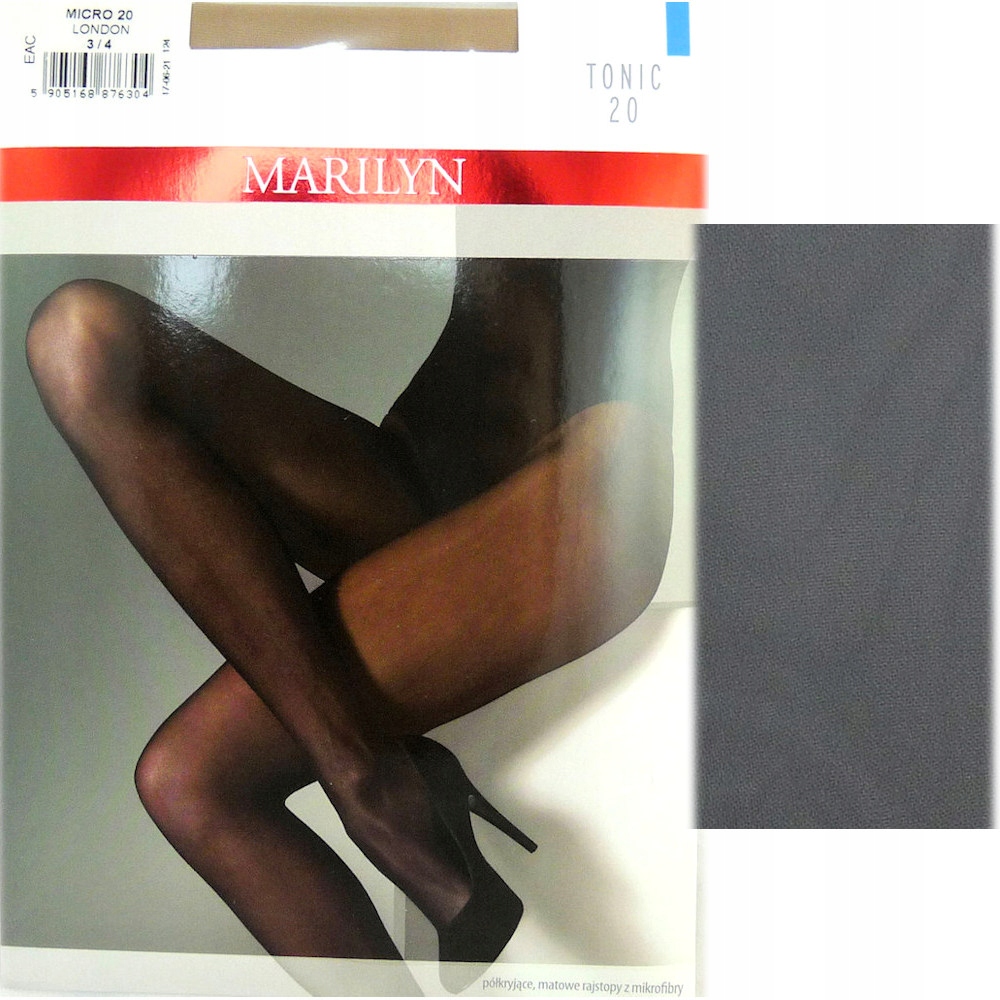 

Marilyn Tonic 20 R3/4 modne rajstopy micro grey