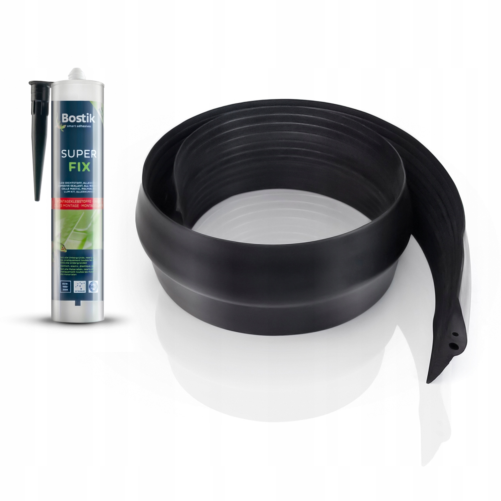 Garážová gumová tesniaca podložka na garážovú bránu 5 m 30x160 mm Lepidlo