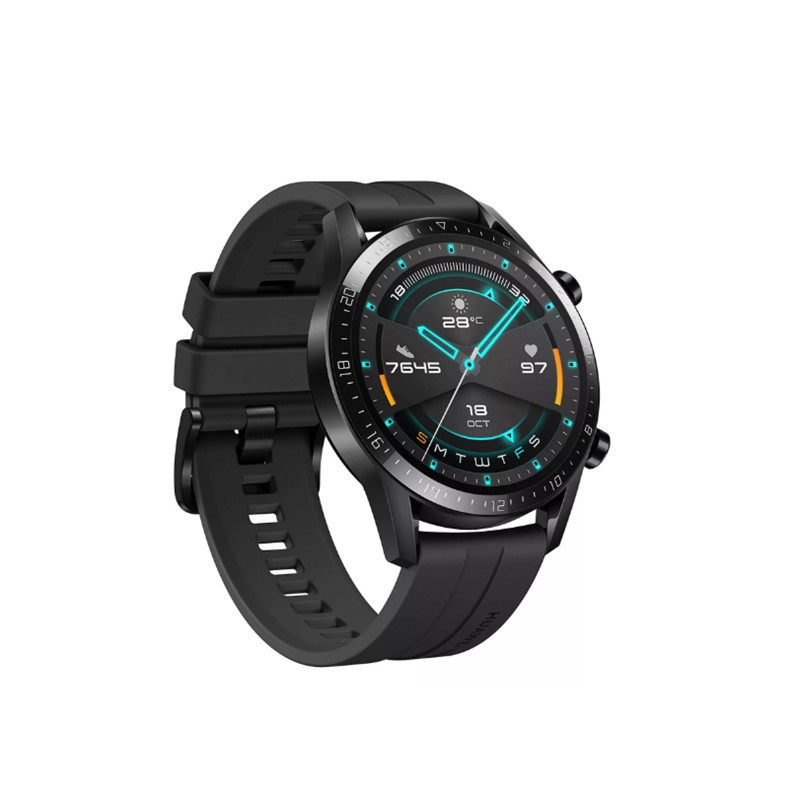 Huawei Watch Gt 2 (46 mm) Gps okosóra Amoled kijelzővel, fekete