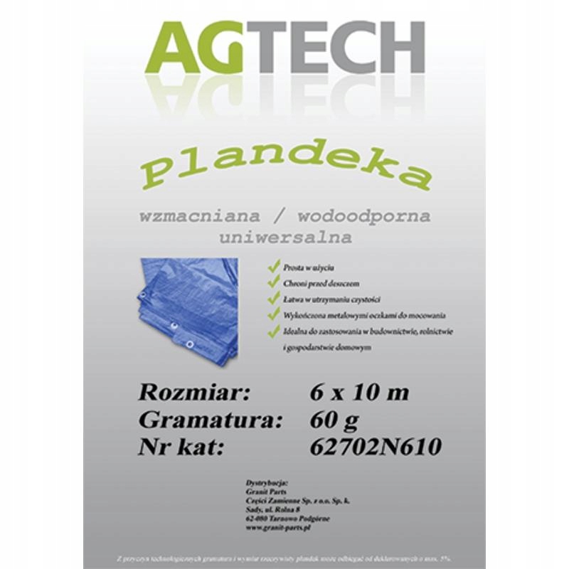 Plachta Agtech č. 62702N610