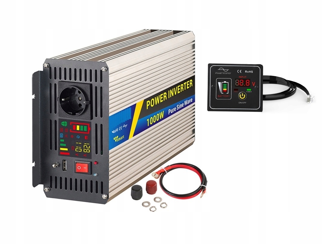 PRZETWORNICA PRADU NAPIECIA 12V 230V 8000W SINUS Input voltage 12 V