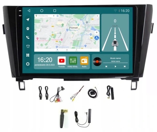 Rádio Navigace Carplay Android Nissan Qashqai J11 13-21 256GB Sim