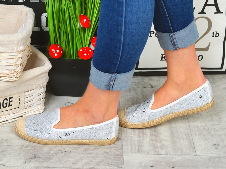 ESPADRYLE BALERINY TENISÓWKI wsuwane SLIP ON Marka inna