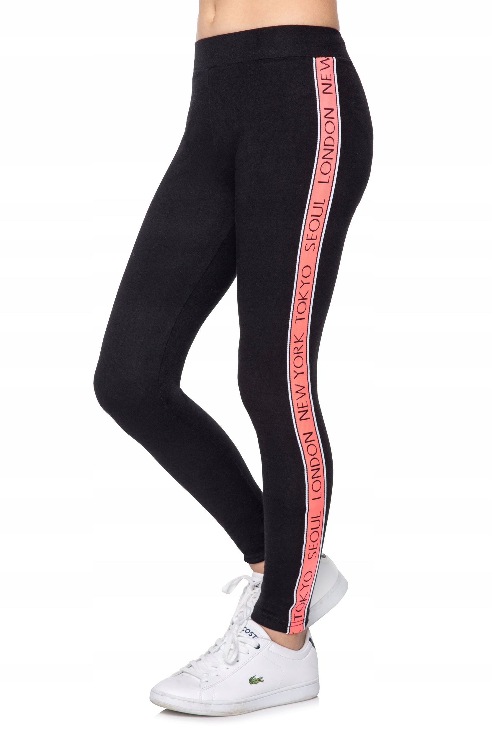 

Dziecięce Legginsy Neonowy Lampas Napis FS0050