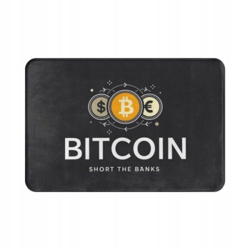 

Dywan Dywanik Wycieraczka Bitcoin Btc Gadzet