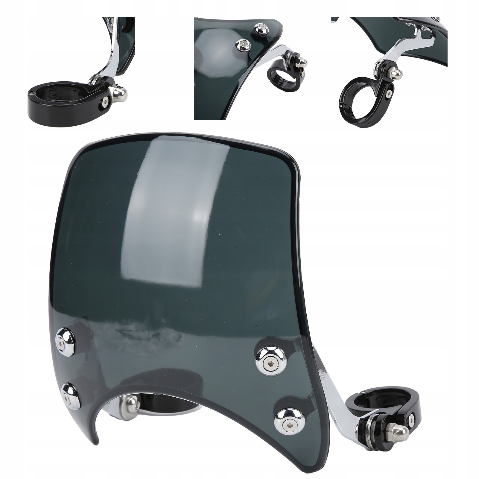 SZYBA OWIEWKA UNIWERSALNA MOTOCYKLOWA UCHWYT KPL Numer katalogowy części 1615210043611