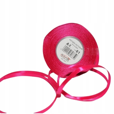 wstążka satynowa 6mmx32m  CIEMNO-ZIELONA  4szt. |  AX06-20 — 7