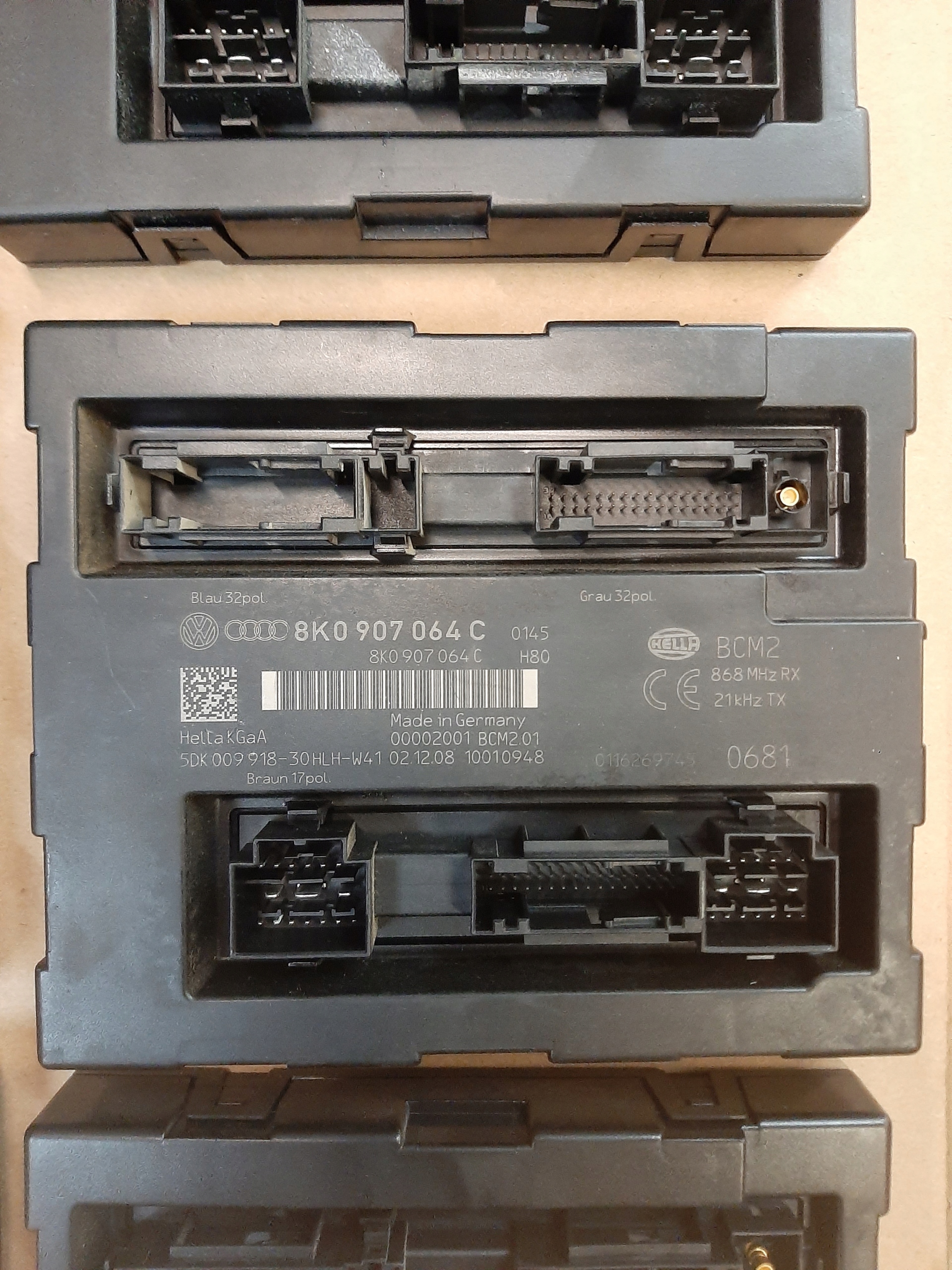 AUDI A4 B8 A5 8T modul Bedienteil KOMFORTU 8K0907064C