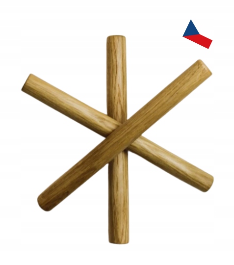 Jh WoodArt Dřevěný nástěnný věšák 1 ks