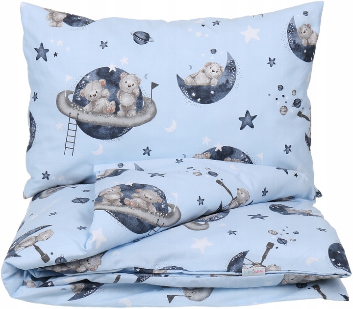 POŚCIEL 100x135 cm DO ŁÓŻECZKA DZIECIĘCA NIEMOWLĘCA 2EL BABYMAM