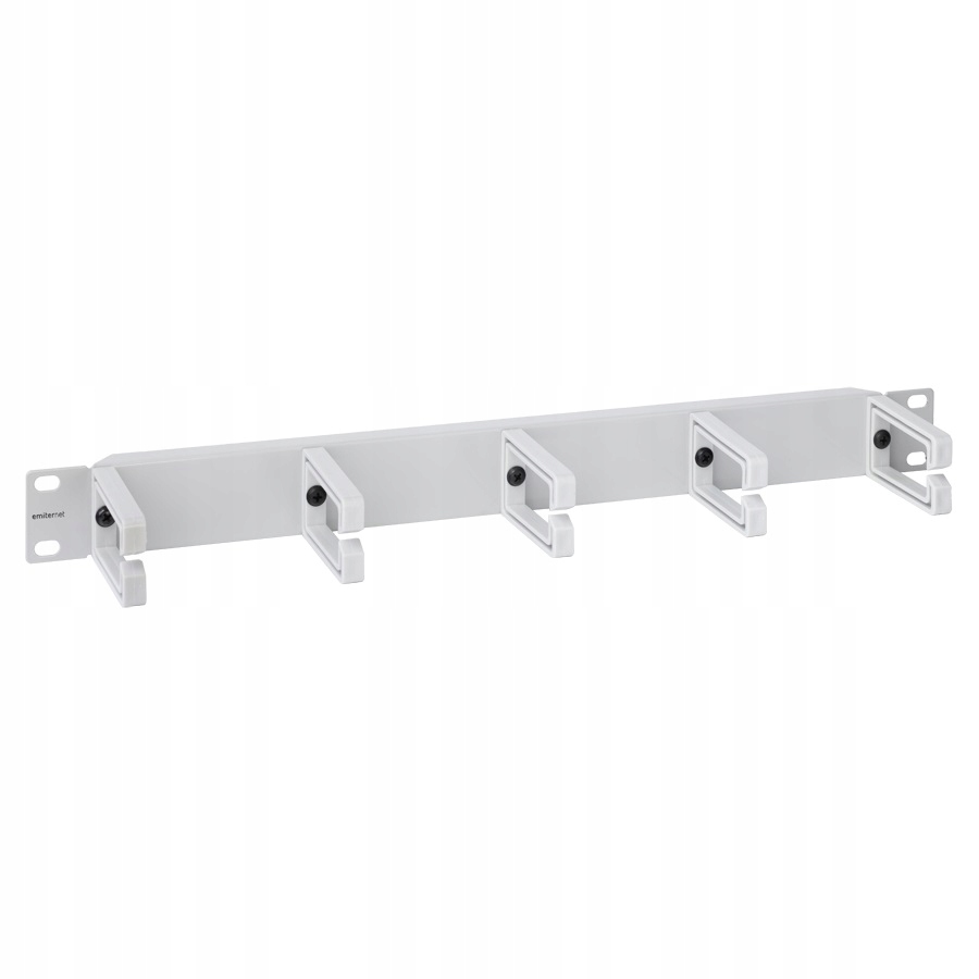 Uchwyt Kablowy 1U Szary Emiter FU/P-016D 016D Emiternet
