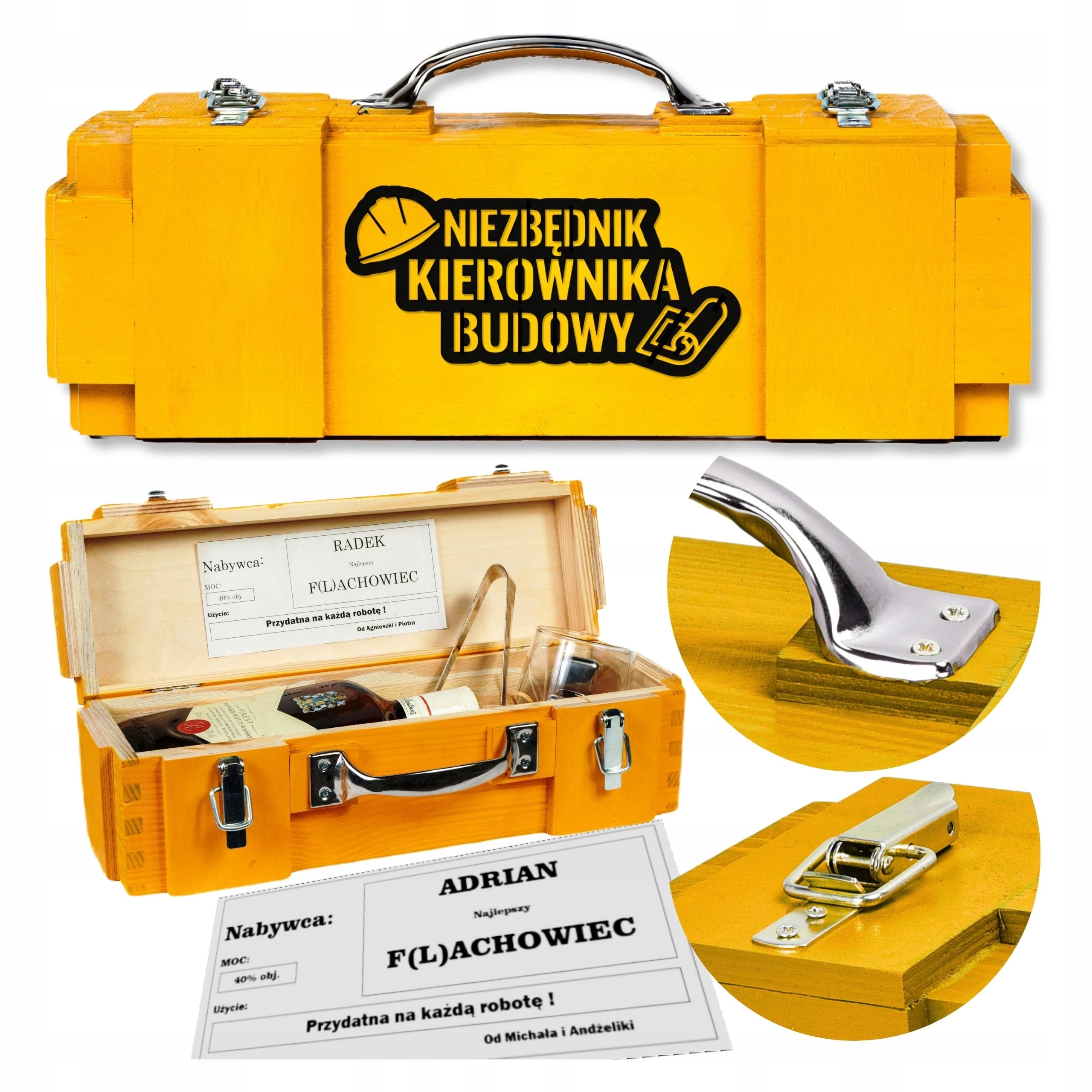 Poděkování Vedoucímu stavby Krabice Nezbytnost Dřevo Na Alkohol