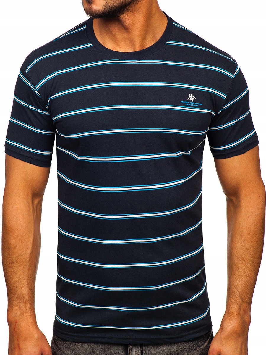 

T-shirt Męski Koszulka Grafitowa 14952 Denley_m