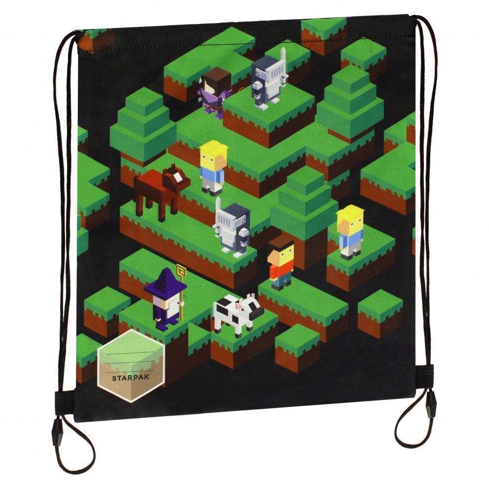 

Worek Na Ramię Obuwie Pixel Gra Piksele 40x34 cm