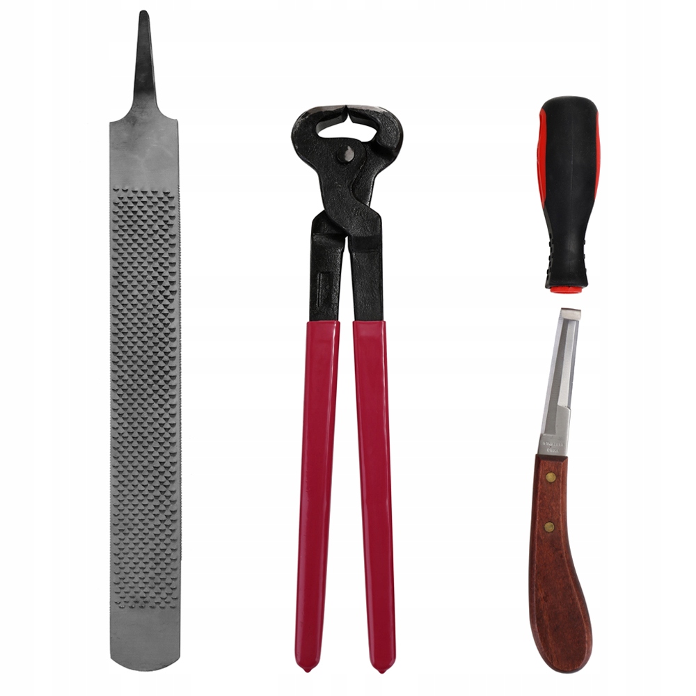 Zestaw Do Korekcji Kopyt Racic Dla Koni Konia Cęgi 4SZT