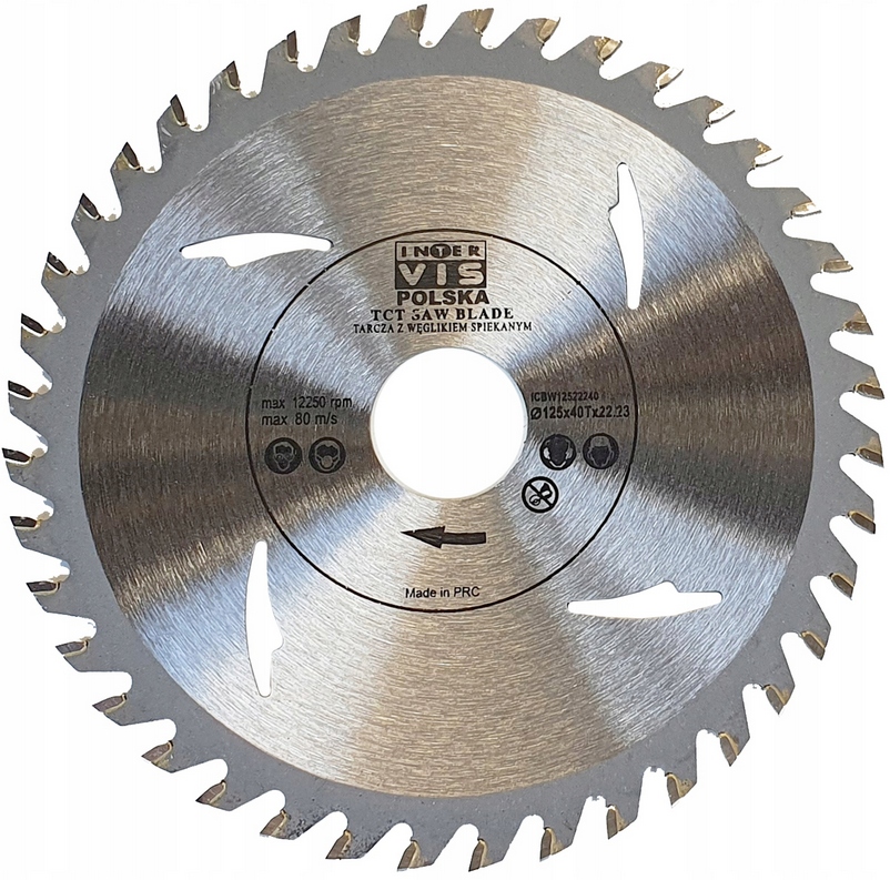 

Tarcza Piła Widiowa do Drewna 125mm 40T