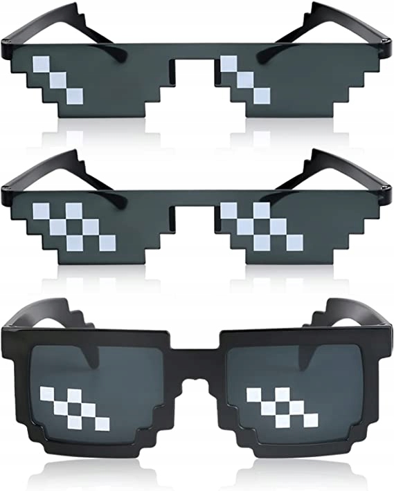 Okulary Thug Life Swag Deal With It 8 Bits Piksel 12956280760 Allegro.pl