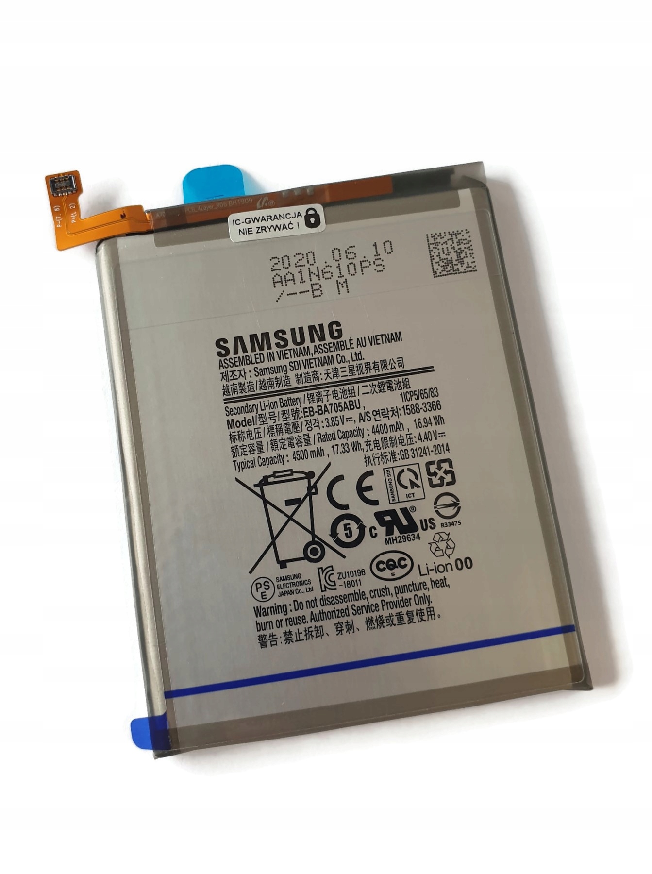 

Nowa Oryginalna bateria do Samsung Galaxy A70