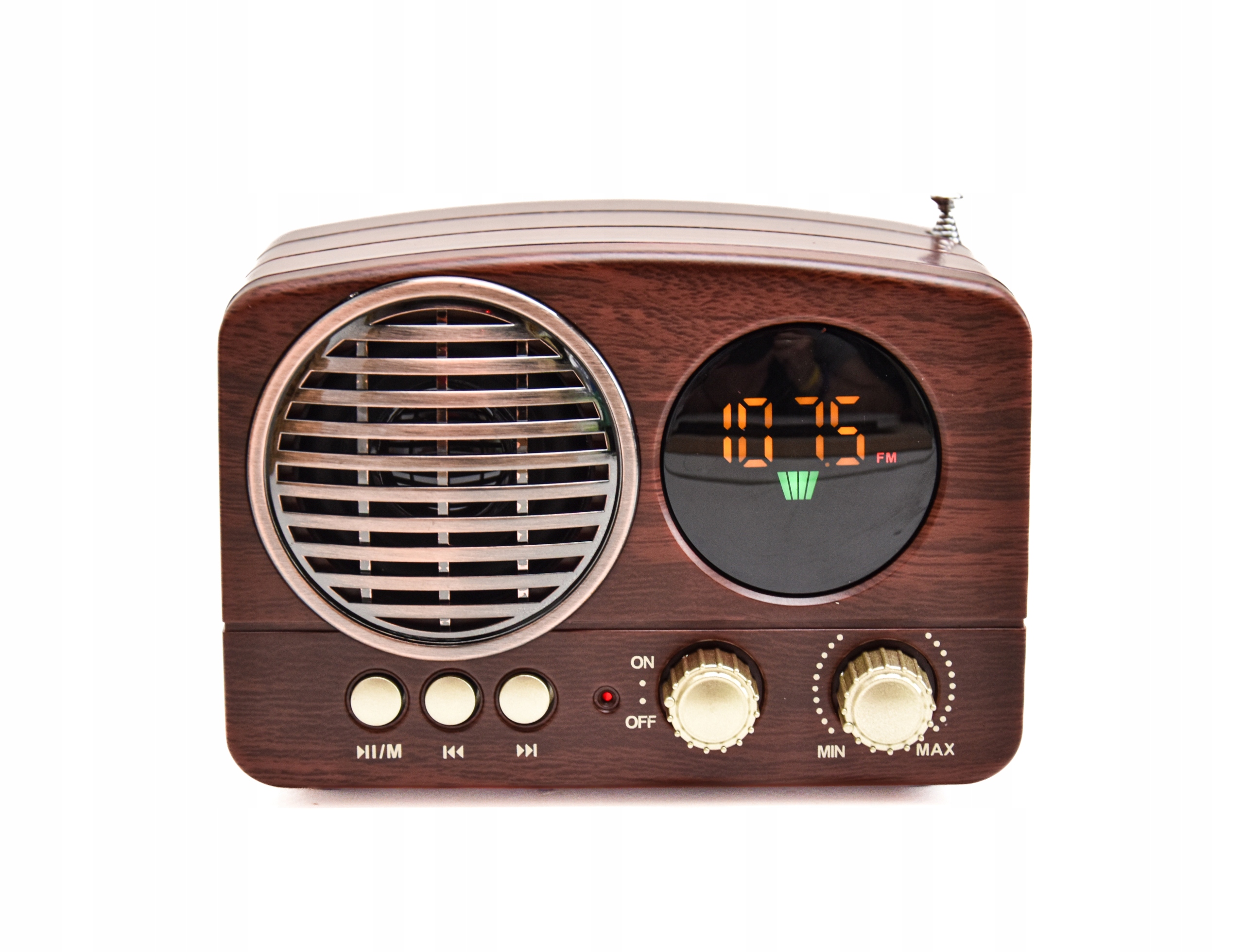 RADIO RETRO LCD USB BLUETOOTH PENDRIVE SD FM AUX Communication Bluetooth