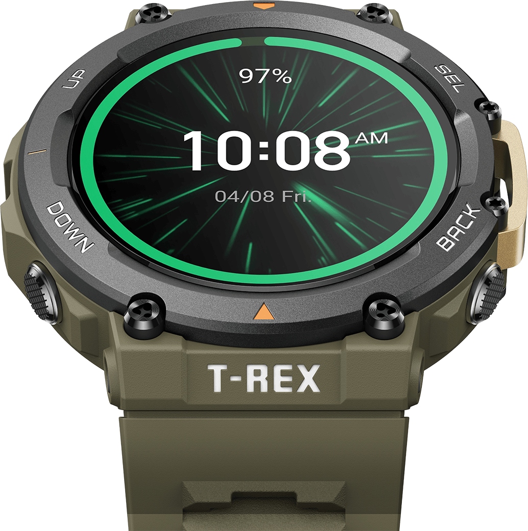 Smartwatch Amazfit T-Rex 2 Wild Green Komunikacja Bluetooth