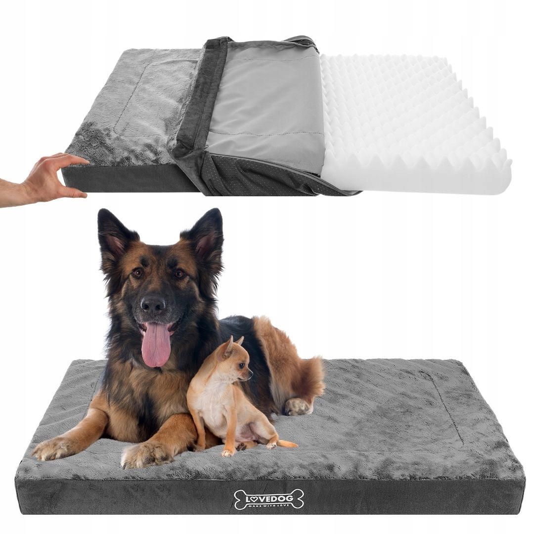 Legowisko Ortopedyczne Materac dla dużego Psa XL 100x75 Mata Wodoodporne