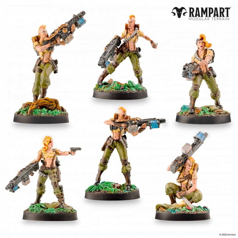 Rampart: City Defenders Miniature Pack Liczba figurek 30