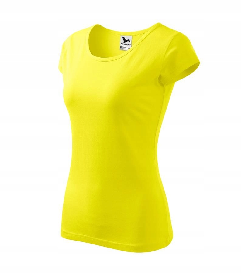 

T-shirt damski Pure - Malfini (adler) cytrynowy