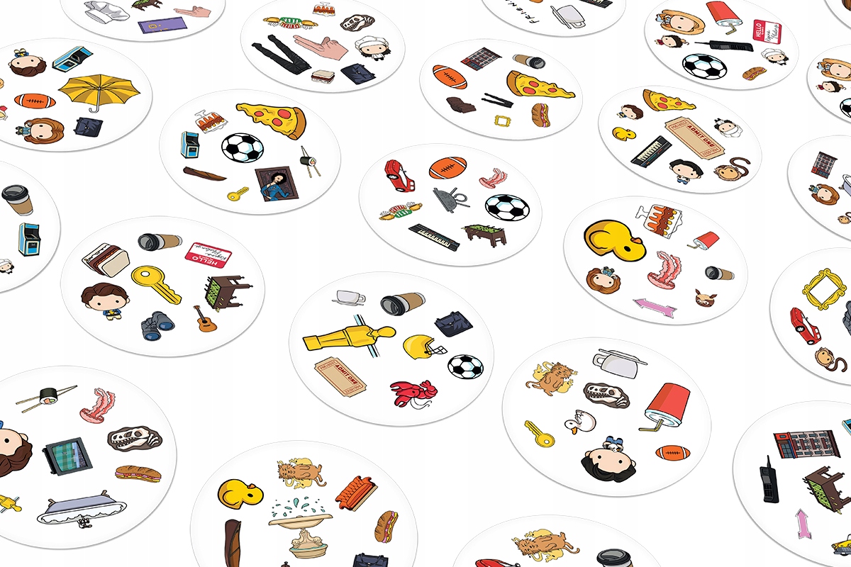 GRA DOBBLE FRIENDS PRZYJACIELE ZNAJDŹ PARĘ REBEL Typ Podstawa