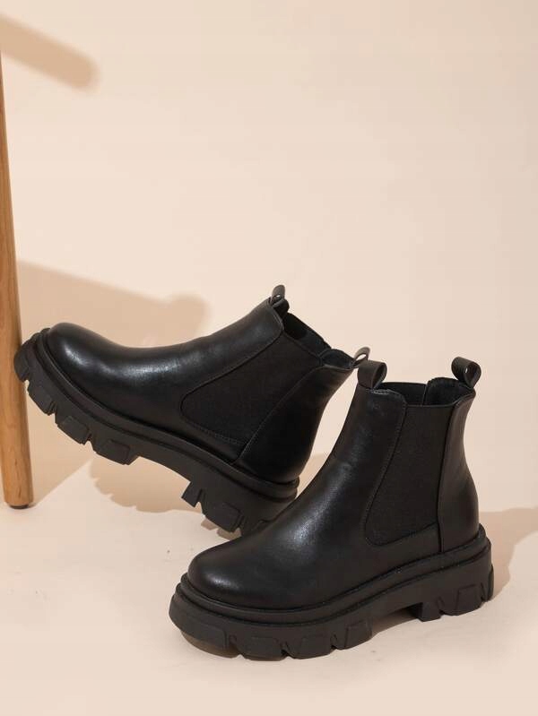 SHEIN CZARNE GLANY ZA KOSTKĘ WSUWANE R.41 Y032013 Rozmiar 41