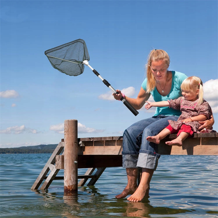 PODBIERAK Wędkarski RYBACKI SIATKA ALUMINIOWY Teleskopowy TRÓJKĄTNY 190cm Rodzaj podbierak